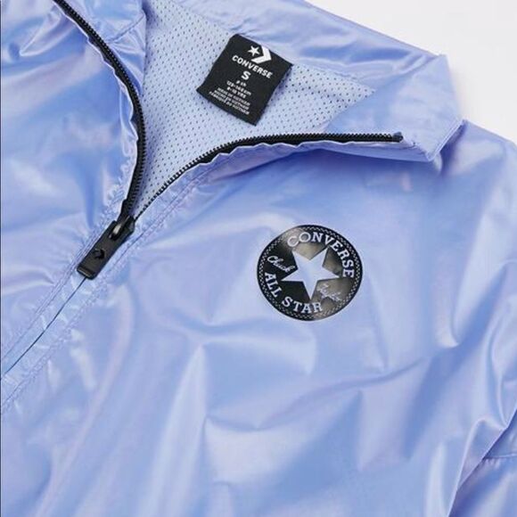 CONVERSE Girls Taffeta Bomber Lightweight Jacket - Picture 2 of 11